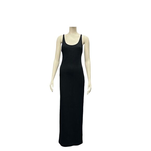 J.Crew Scoop Neck Long Knit Tank Dress in Black CA652 size XXL NWT - Picture 4 of 7